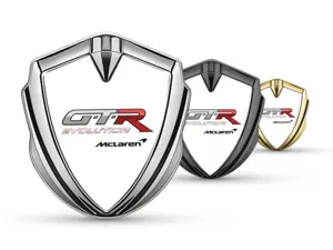 McLaren Emblema Guardabarros Insignia Deportivo Estilo Pulido